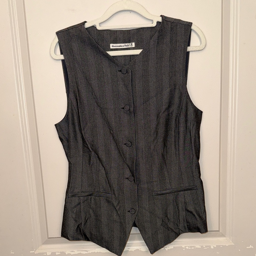 Abercrombie & Fitch Dark Gray Vest
